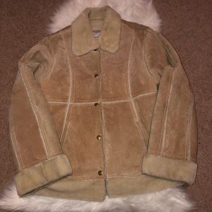 Wilson’s maxima leather shearling jacket